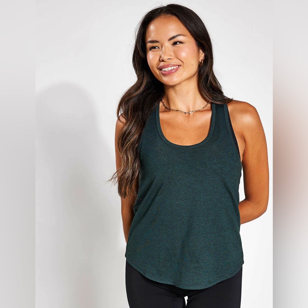 Girlfriend Collective Moss Train Relaxed Tank, M